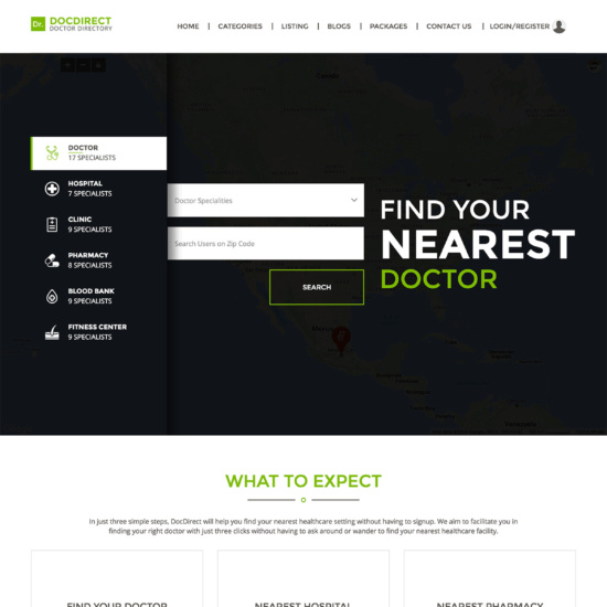 DocDirect - Responsive Directory WordPress Theme for Doctors and Healthcare Profession