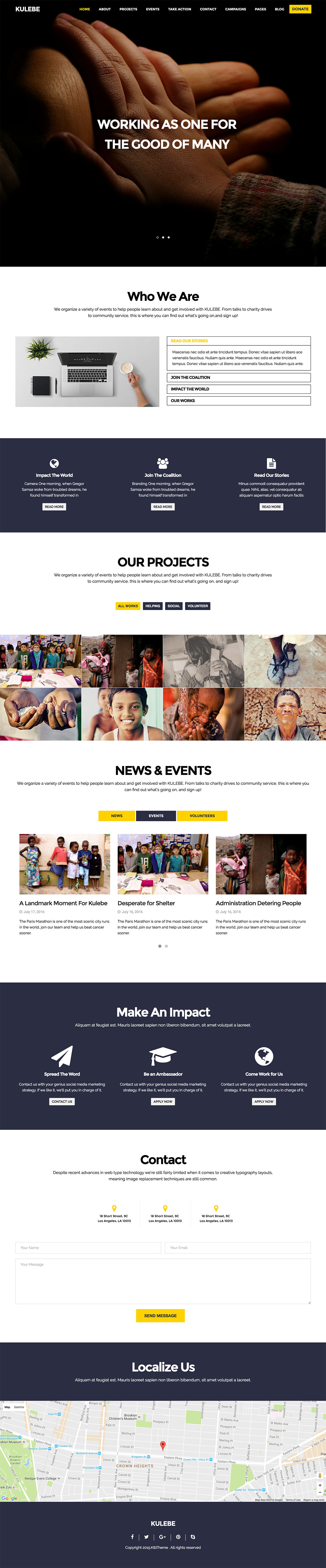 Kulebe - Multipurpose Nonprofit Theme