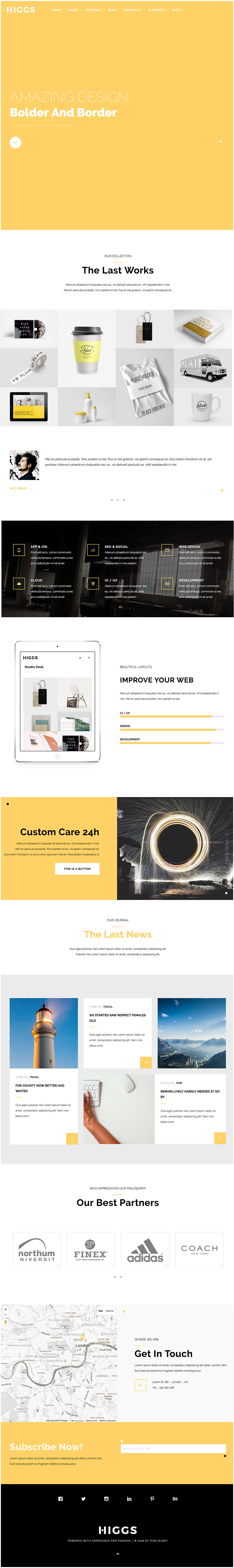 Higgs - Ultimate WordPress Theme is a modern and powerful multipurpose theme.