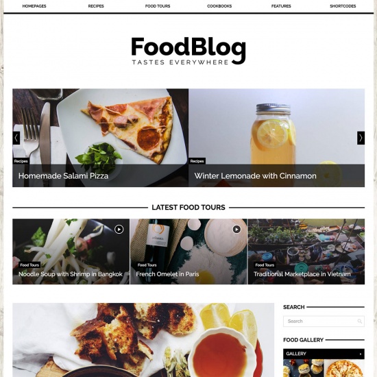 GDN - Food Magazine WordPress Theme