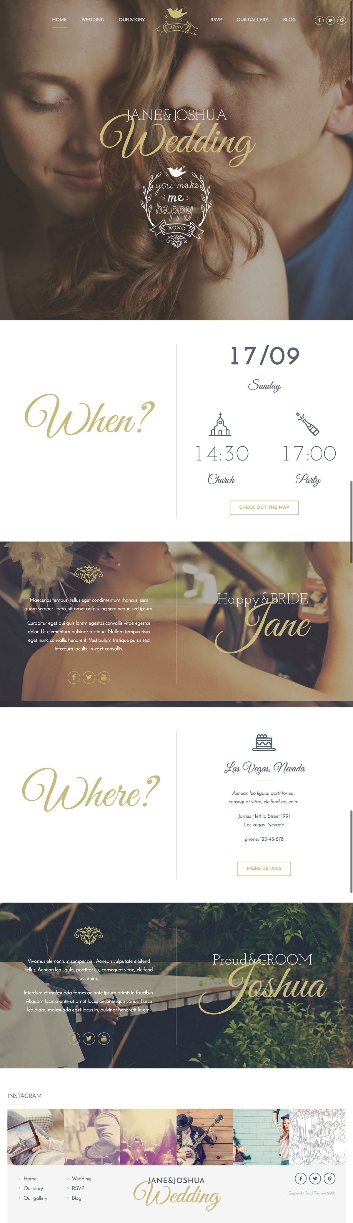 Celebration - Wedding WordPress Theme