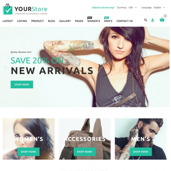 YourStore - WordPress Premium WooCommerce Theme