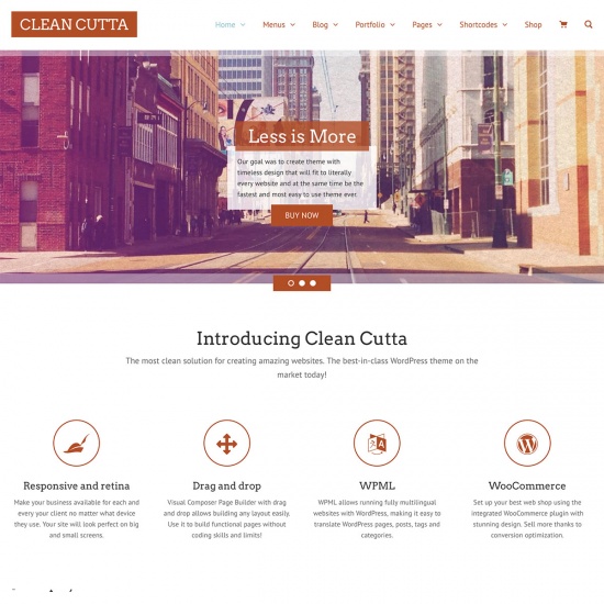 Clean Cutta - Multi-Purpose WordPress Theme