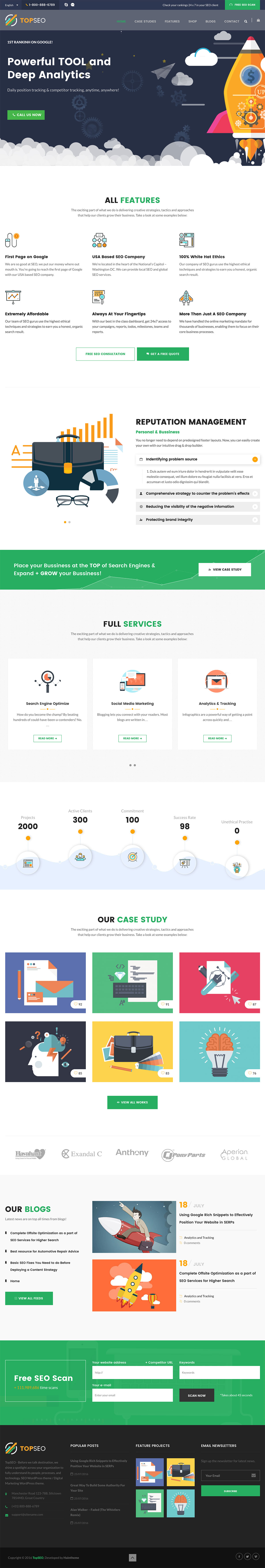 TopSEO - Digital Marketing, SEO WordPress Theme