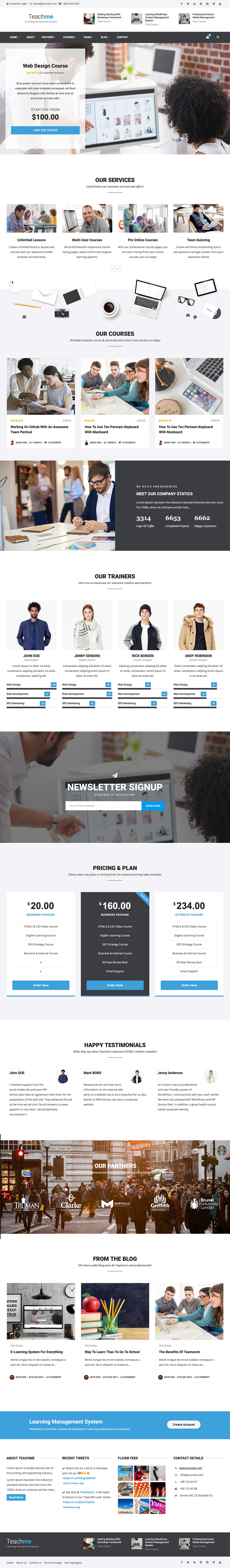 Teachme - Learning Management System WordPress Theme