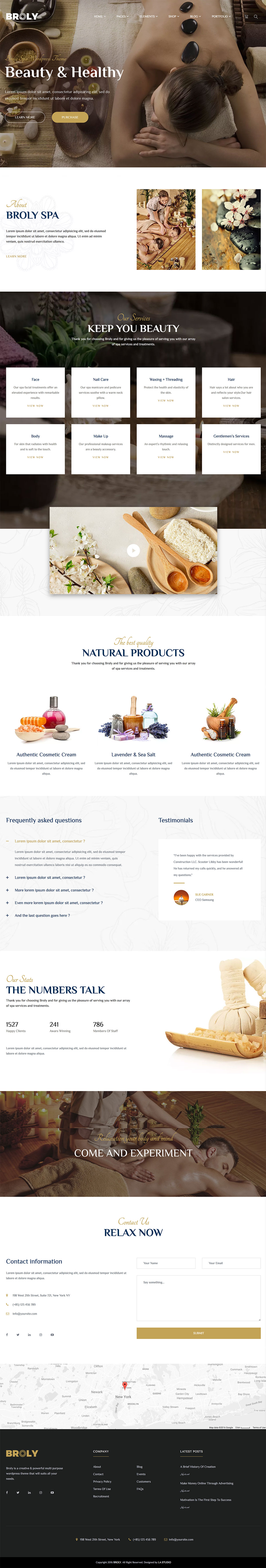 Broly - Spa WordPress Theme